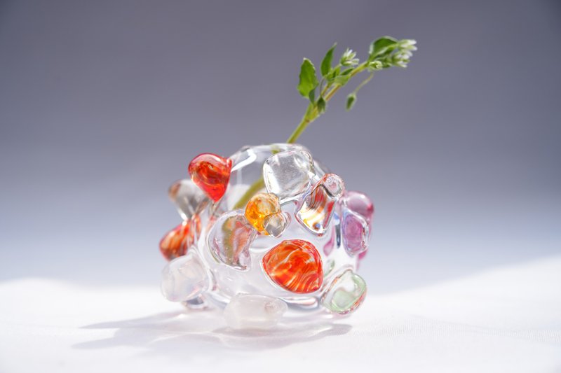 新品//珠宝花瓶 - 花瓶/陶器 - 玻璃 多色