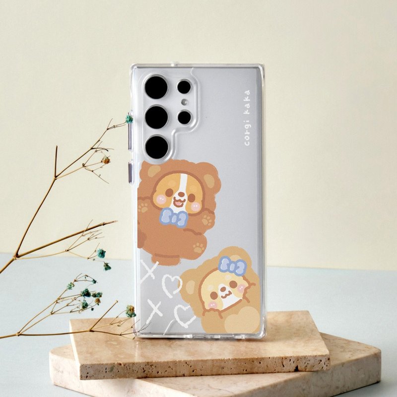柯基犬卡卡卡娜熊熊防摔透明SAMSUNG手机壳 - 手机壳/手机套 - 塑料 多色