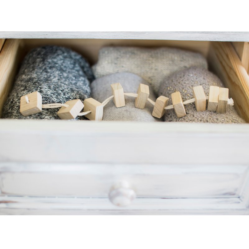 天然雪松木芳香防潮砖 除味防潮 收纳 交换礼物 - 香薰/精油/线香 - 木头 卡其色