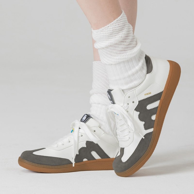 moz瑞典 驼鹿 经典再现 复古 德训鞋 (灰白) - 其他 - 橡胶 灰色