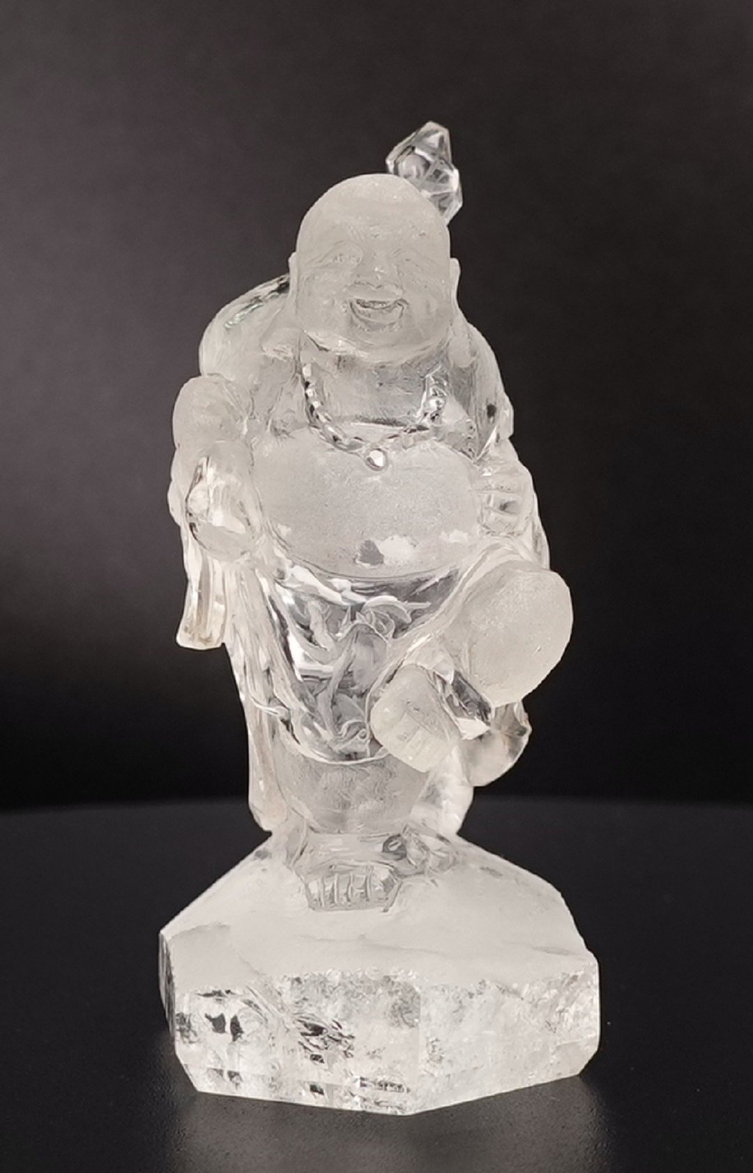 宝丽金珠宝-天然白水晶弥勒佛雕件 - 摆饰 - 水晶 