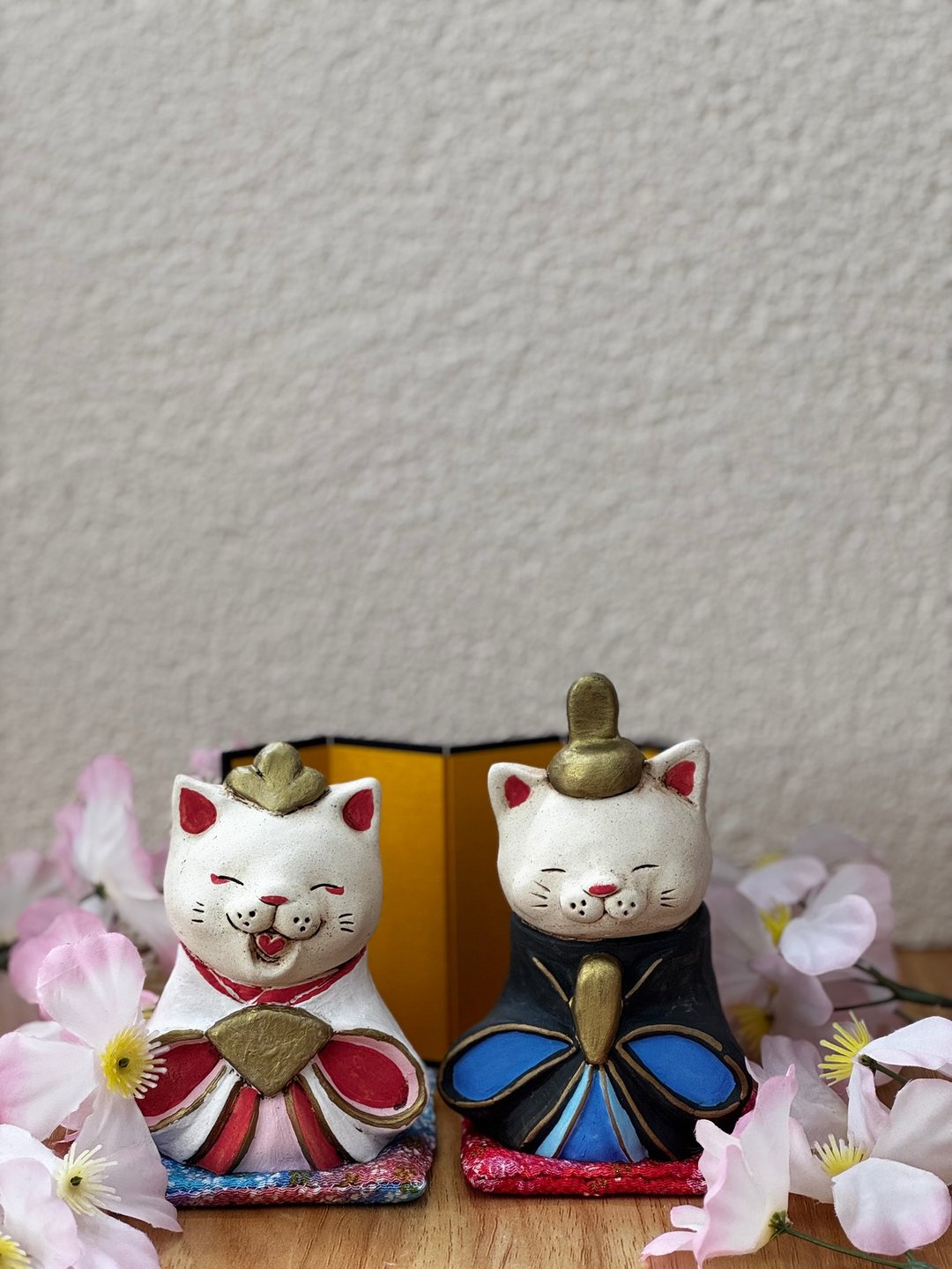 布施猫 | 日本婚礼猫 套装 - 摆饰 - 陶 