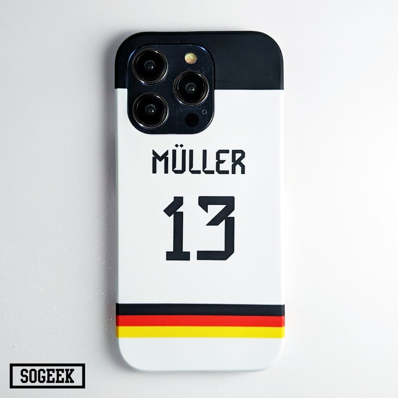 SO GEEK 手机壳设计品牌 THE 2022 WORLD CUP GEEK 德国款 - 手机壳/手机套 - 塑料 黑色