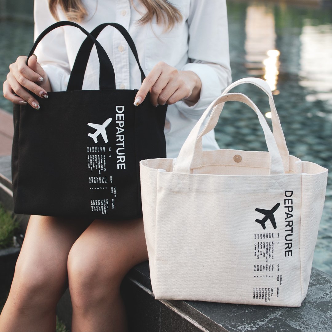 Canvas Tote Bag - Departure - 其他 - 其他材质 黑色