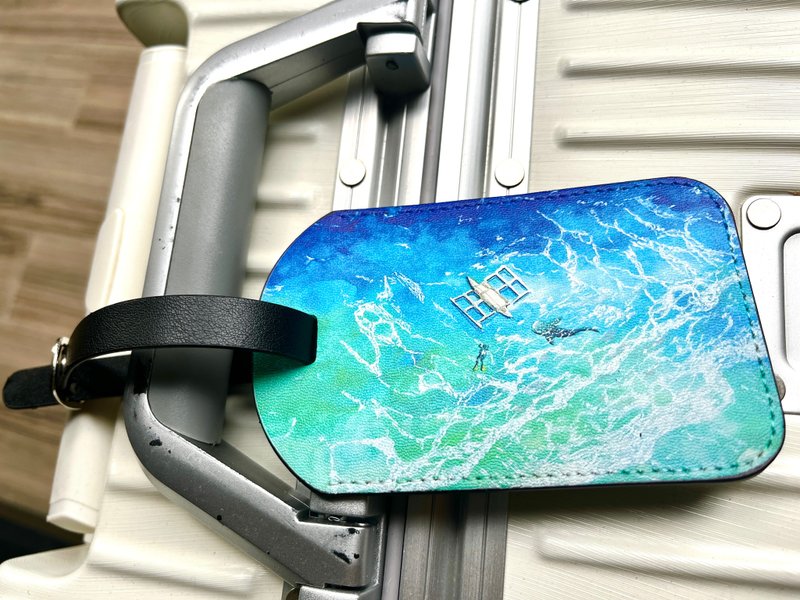 海洋行李吊牌 原创设计 螃蟹船鲸鲨款 潜水员必备 - 行李吊牌 - 人造皮革 