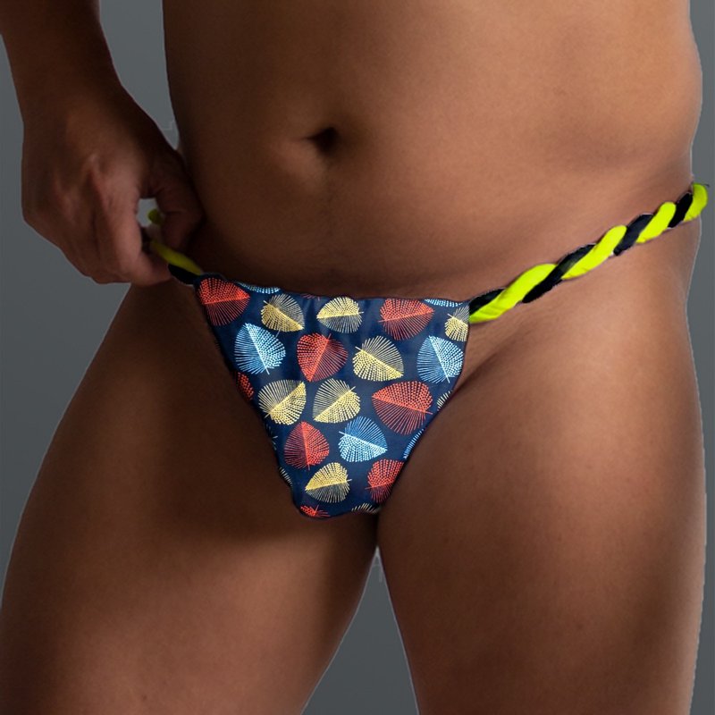 黑猫禈-叶脉 - 男士内衣裤 - 棉．麻 多色