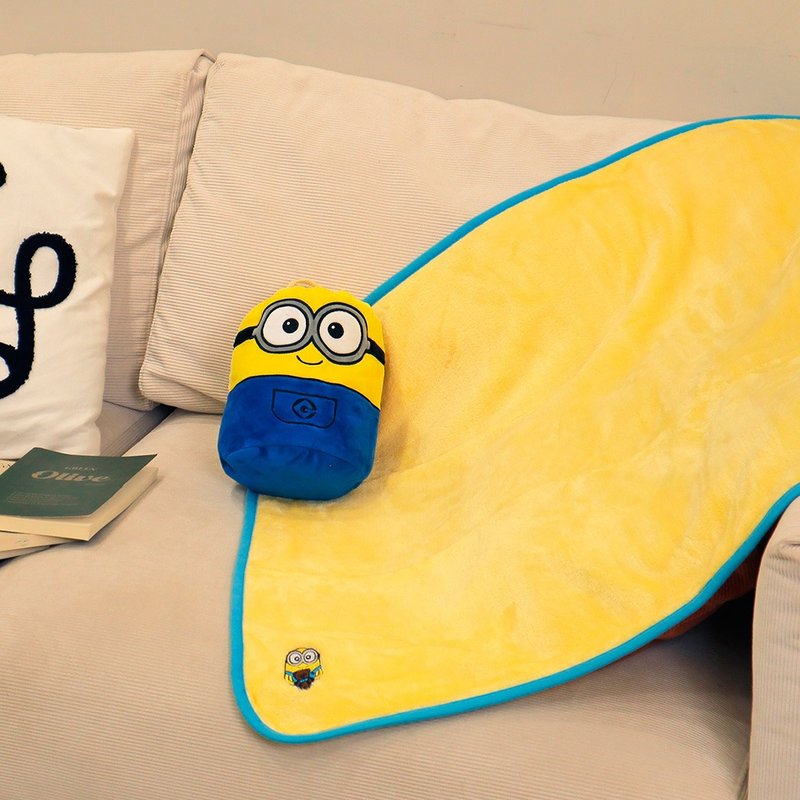 日本丸真 小小兵 角色主题毛毯(附造型收纳袋) 小小兵 - 被子/毛毯 - 其他材质 