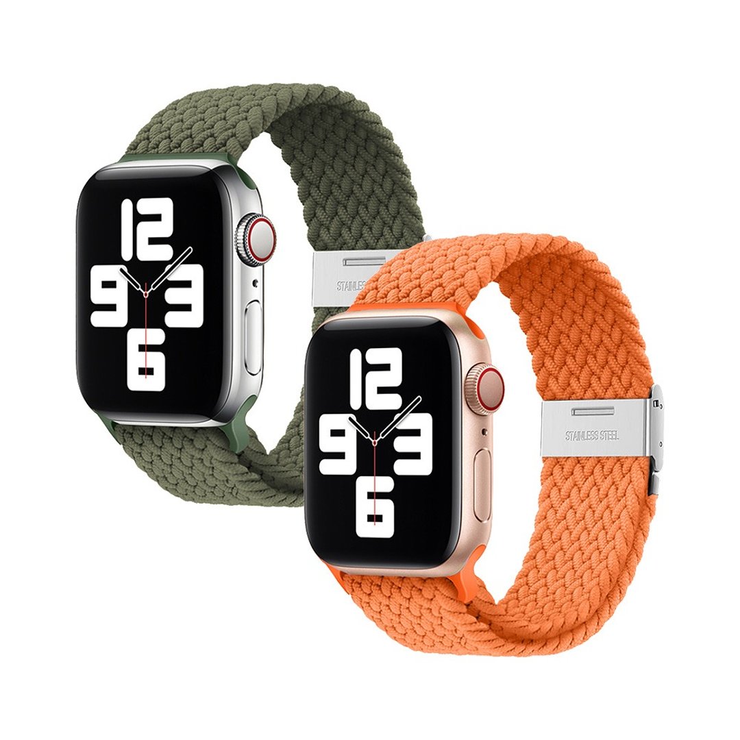 Hipporizz Apple Watch (42/44/45/46/49mm) Flexa 尼龙编织表带 - 表带 - 尼龙 多色
