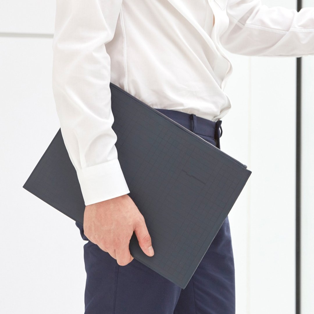 HOLDER FOLDER A4 - BLACK ONYX #CUTTINGMAT - 公文包/医生包 - 橡胶 黑色