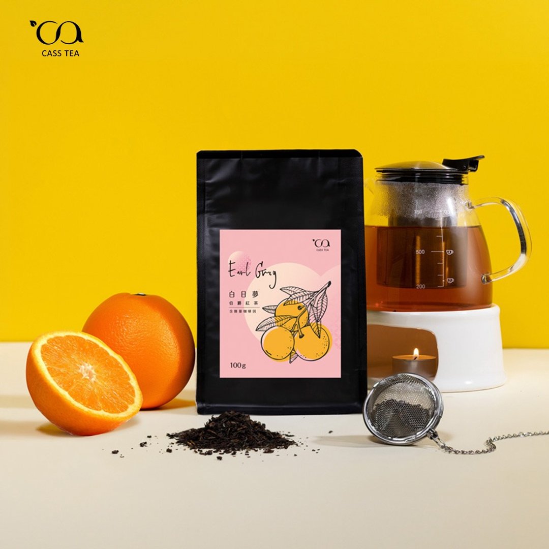 【User Bag 原叶散茶】CASS TEA 白日梦 伯爵红茶 100g - 茶 - 其他材质 粉红色