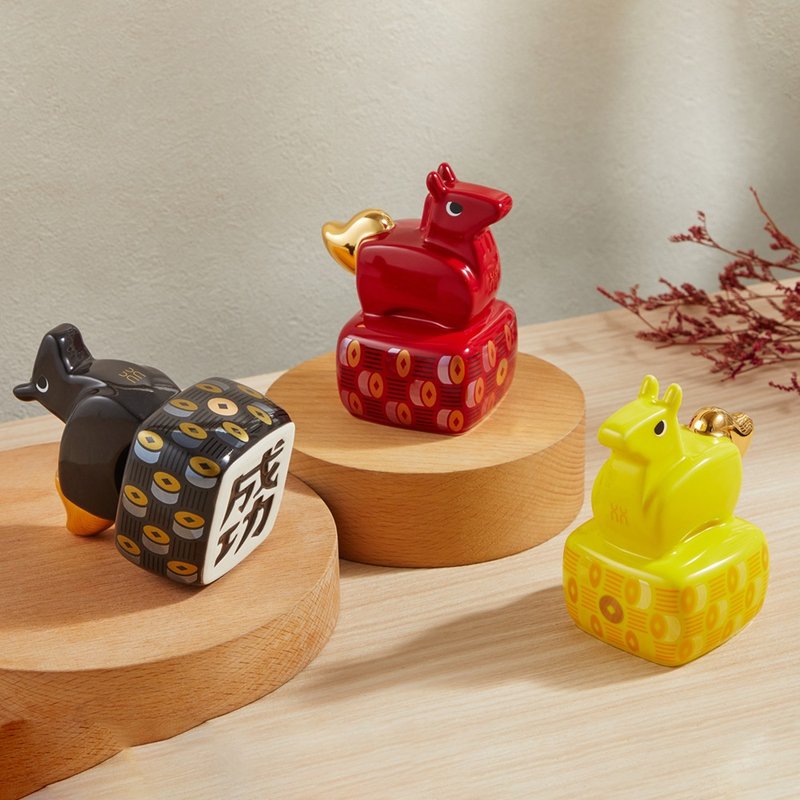 瓷林马到成功 马年迷你扑满 - 储蓄罐 - 瓷 多色