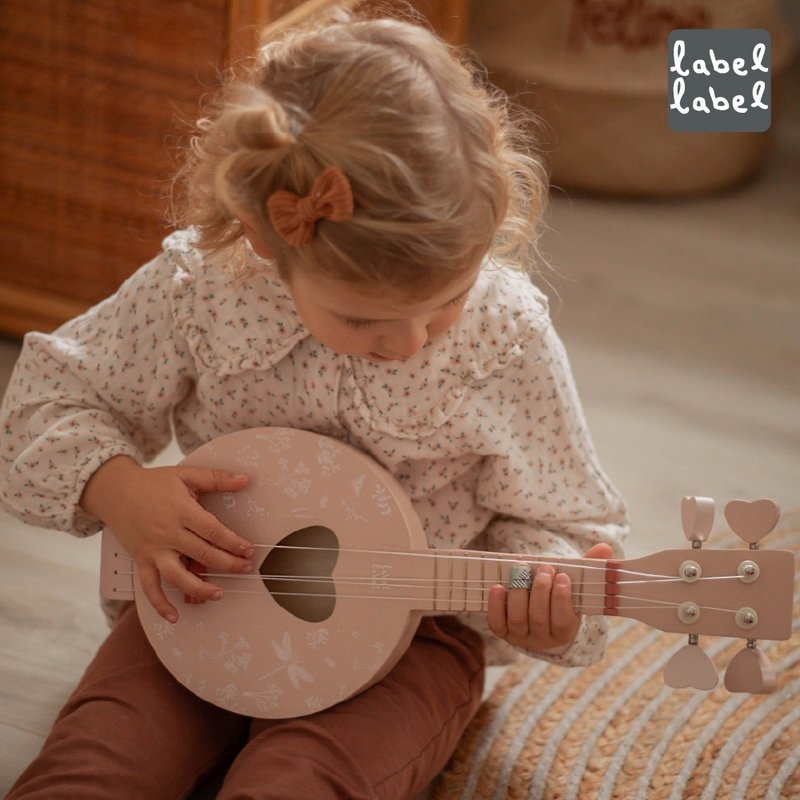 快速出货-仅限宅配【Label Label】木质班卓琴-两色可选 - 玩具/玩偶 - 木头 多色