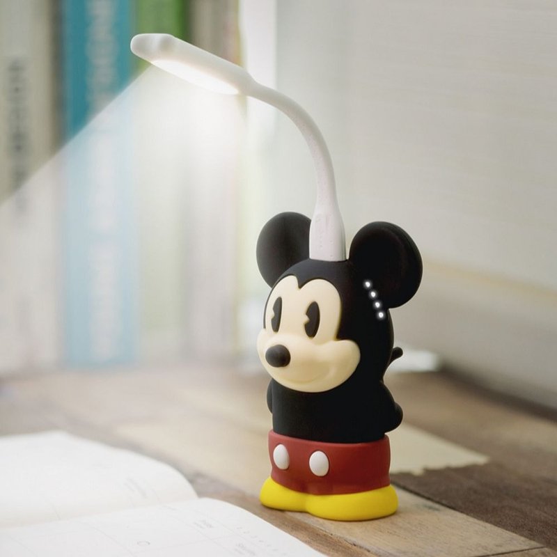 Bone / 米奇公仔行动电源 6700mAh (加赠 Bone设计款LED灯) - U盘 - 硅胶 黑色