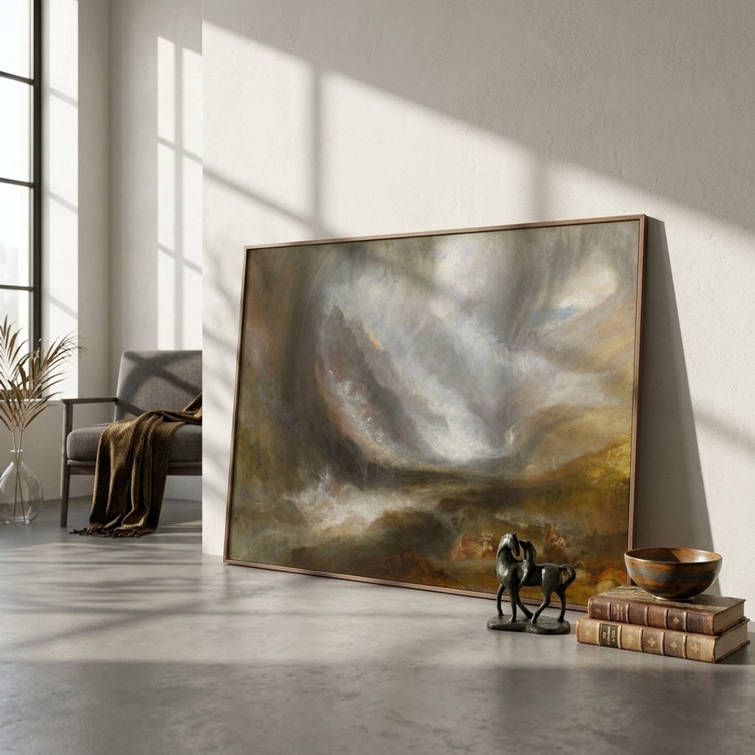 【艺术挂画】透纳 William Turner | 奥斯塔山谷 - 海报/装饰画/版画 - 纸 
