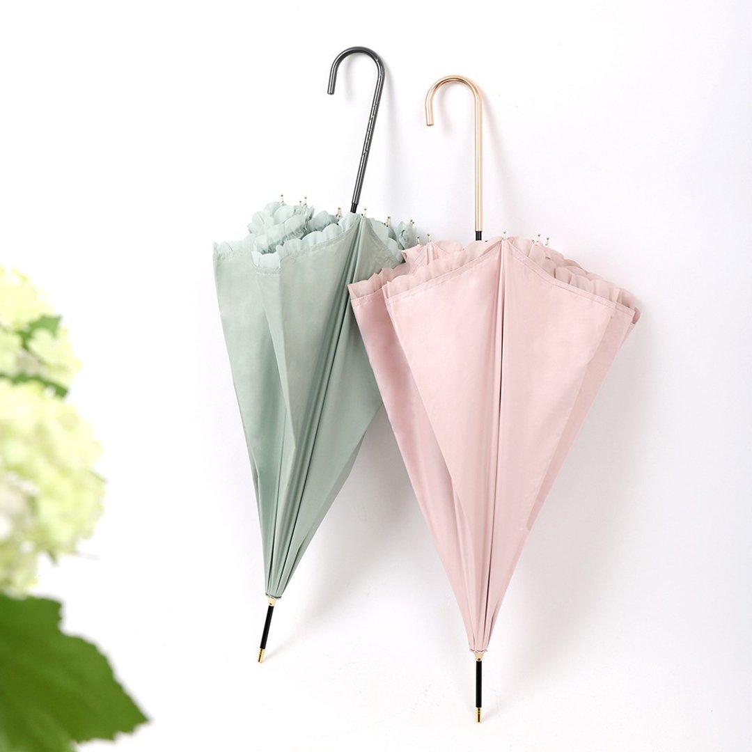 日系蝴蝶结荷叶花边伞 - 雨伞/雨衣 - 其他材质 多色