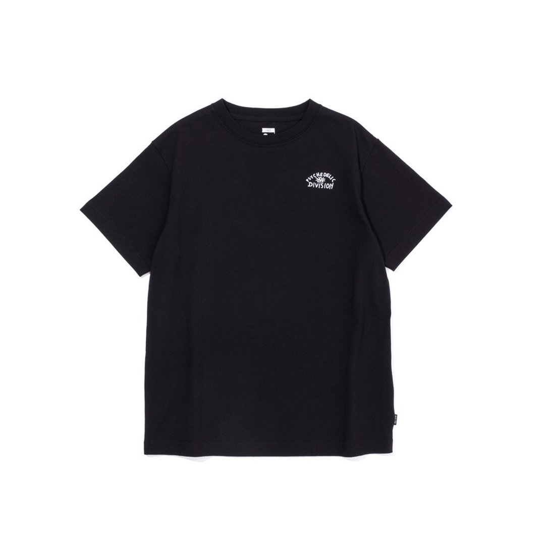 日本限定POLER PSYCHEDELIC RELAX FIT TEE 山形眼重磅TEE / 黑色 - 男装上衣/T 恤 - 棉 黑色