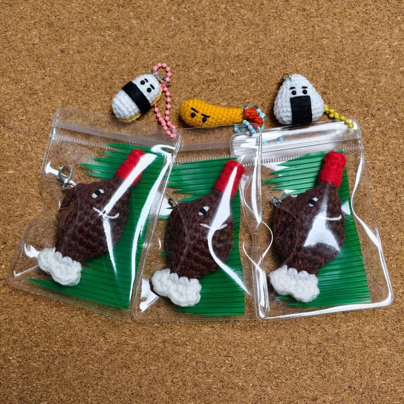 豉油鱼 - 钥匙链/钥匙包 - 其他材质 咖啡色