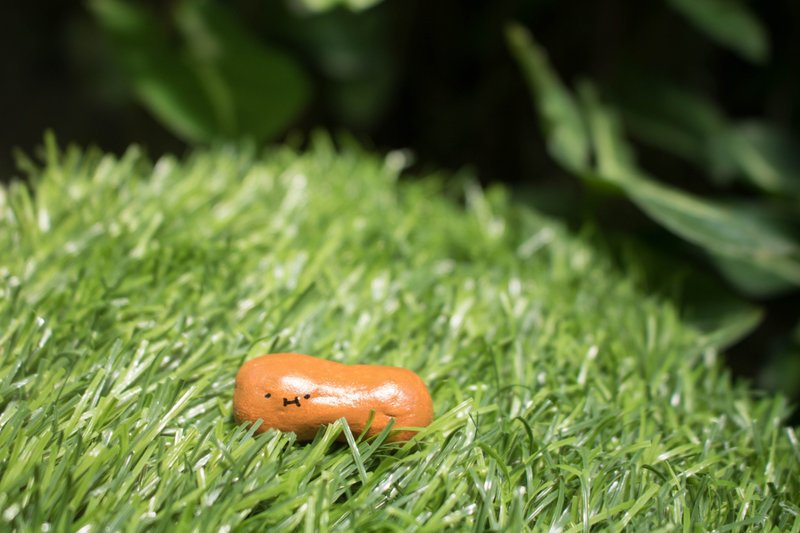 躺卧花生摆饰 - 摆饰 - 粘土 