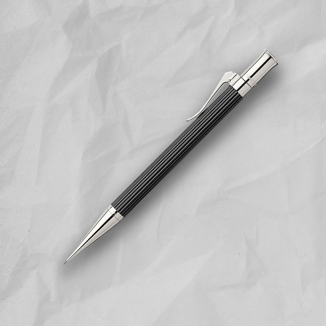 【Graf von Faber-Castell】经典系列乌木0.7MM自动铅笔 - 铅笔/自动铅笔 - 木头 黑色