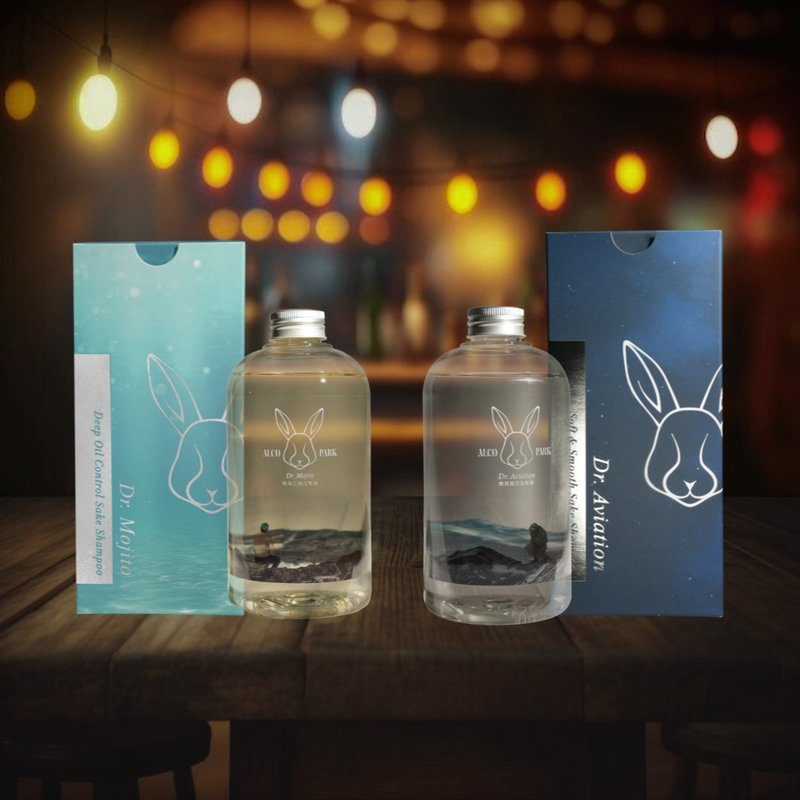 【情人节礼物】【ALCOPARK】调酒洗发精2入组 - 洗发用品 - 塑料 透明