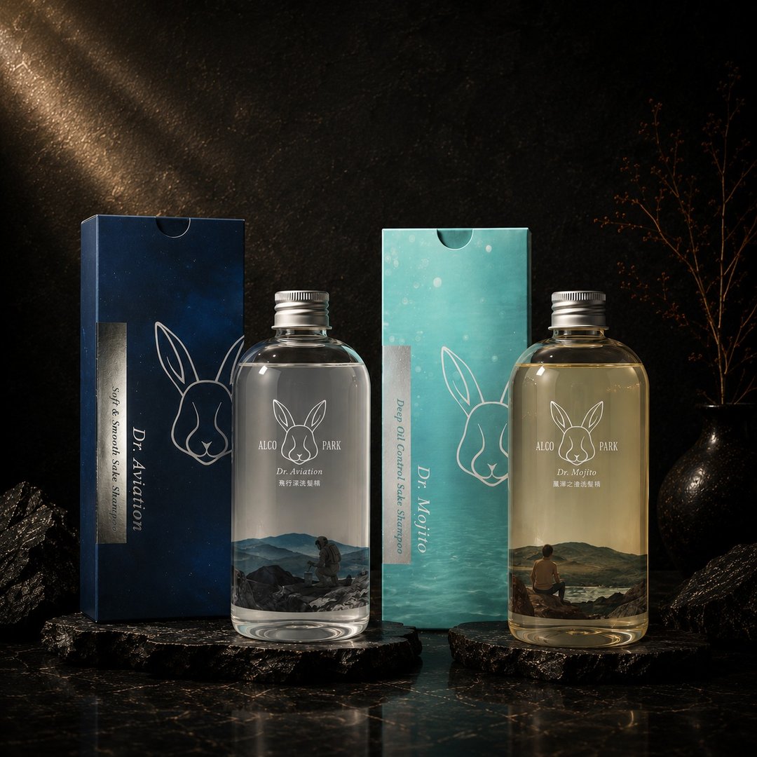 【情人节礼物】【ALCOPARK】调酒洗发精2入组 - 洗发用品 - 塑料 透明
