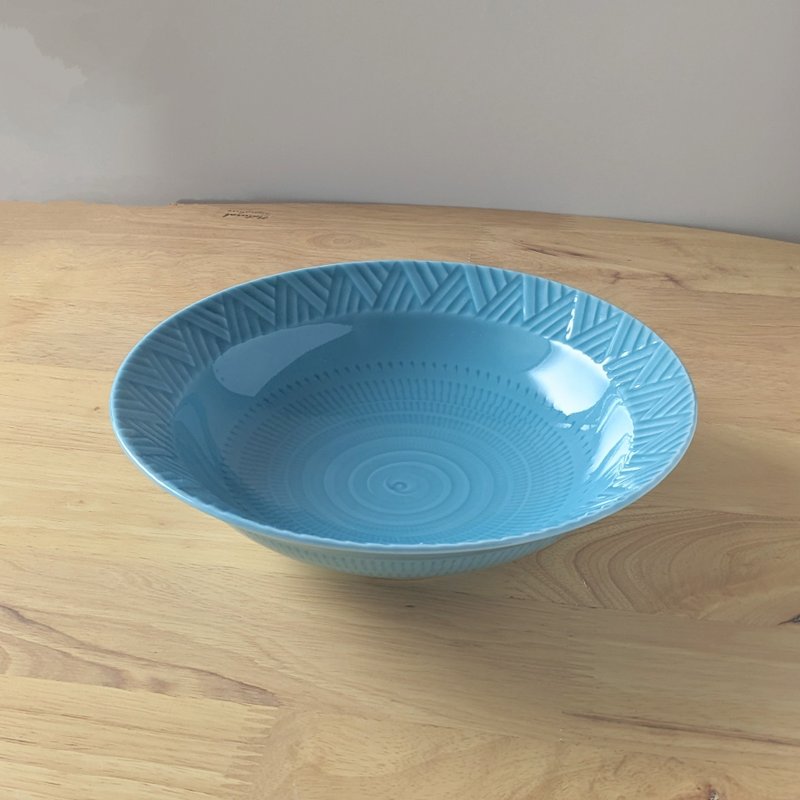 土耳其波浪形盛菜碗 - 咖啡杯/马克杯 - 陶 蓝色