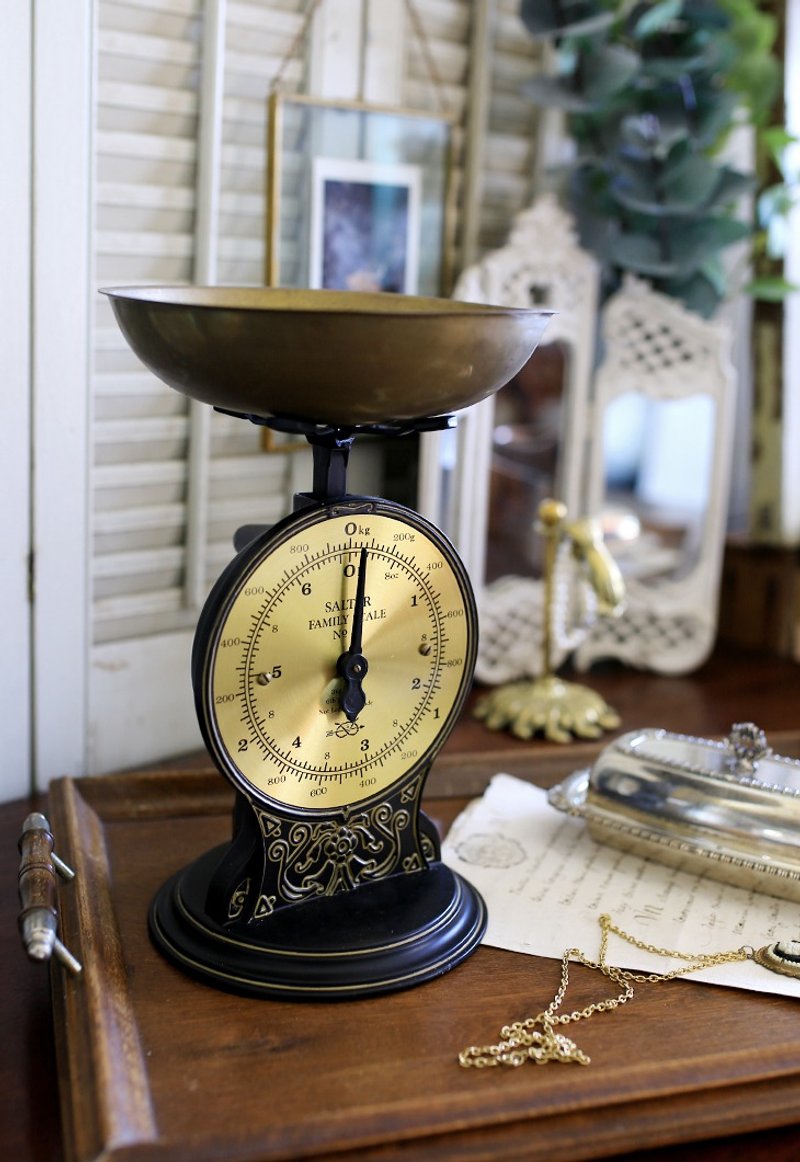 英国古董秤 SALTER No.46 / 3 老秤 - 其他 - 其他金属 金色