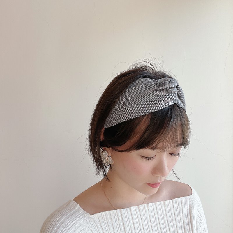 挑到很烦就买我 好烦小姐 松紧发带 百搭 - 发饰 - 棉．麻 黑色