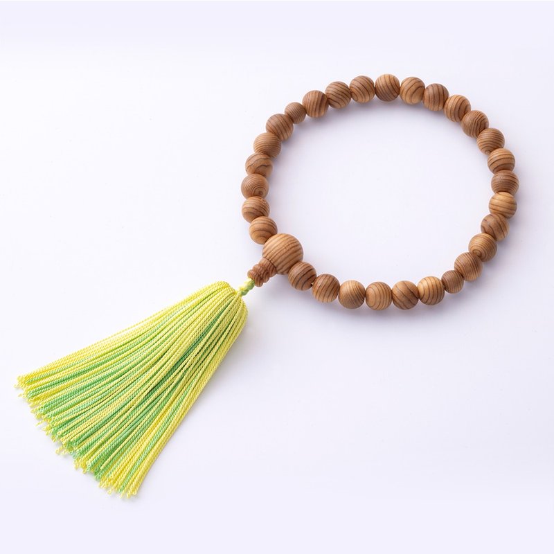 HIGHLIGHT　DREAM / 柠檬黄×青草绿 - 手链/手环 - 木头 