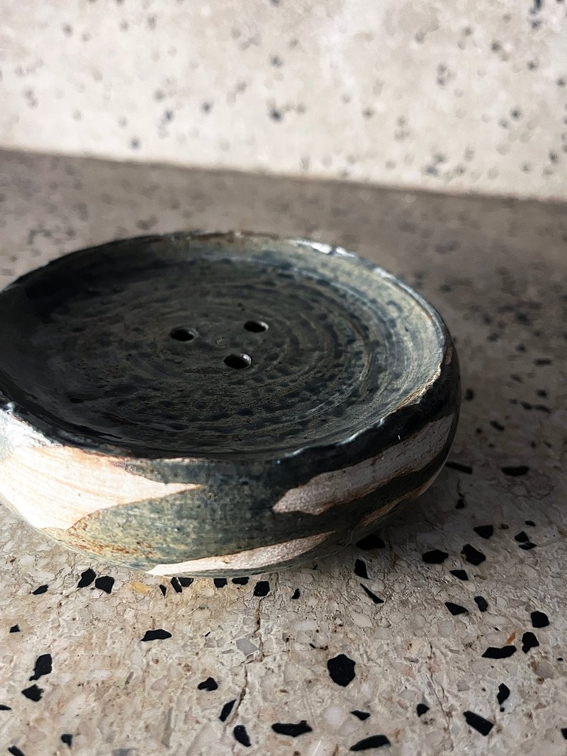 墨蓝 茶盘 壶承 陶盘 | 陶器皿 - 茶具/茶杯 - 陶 蓝色