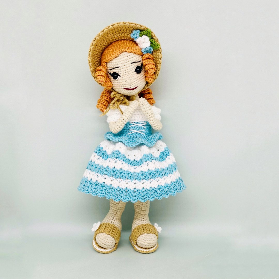 钩针娃娃, 娃娃的钩针编织衣服 - 手工艺教程/工具书 - 其他材质 