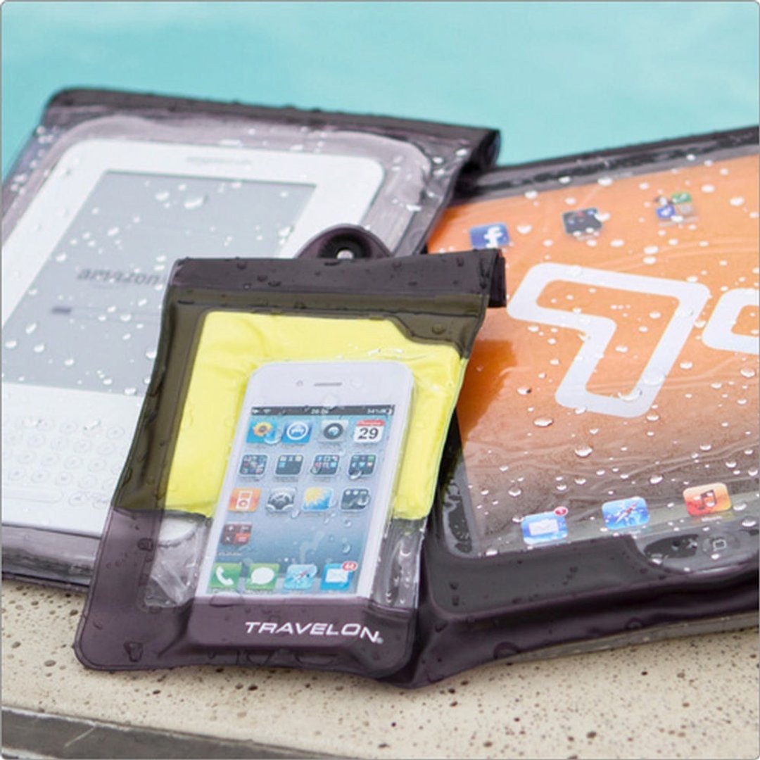 美国 TRAVELON  3C 用品防水袋 | 防水手机套 可触控拍照 - 侧背包/斜挎包 - 塑料 多色