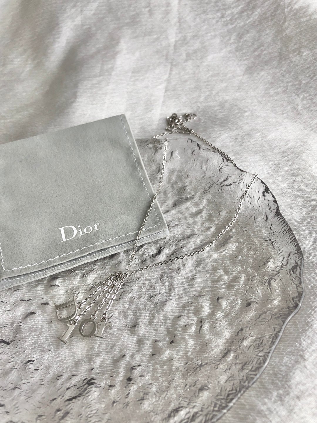 【日本直送 名牌中古包】Christian Dior 迪奥 项链 银色 Dior Logo vintage 古董 f5vwsm - 项链 - 其他材质 银色