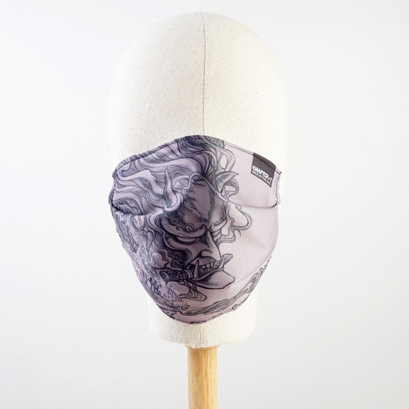 Hannya Salo Anti Droplet Fabric MASK layers Dust Protect  1  pc - 口罩 - 其他材质 白色