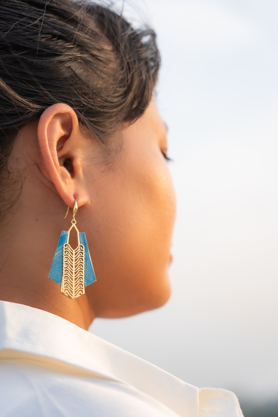 Parting Waters Hook Earrings - 耳环/耳夹 - 不锈钢 