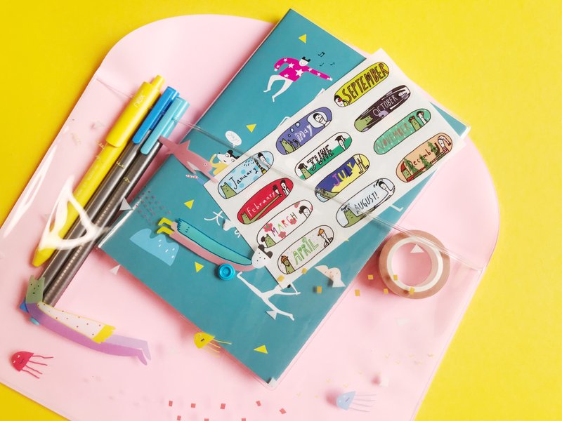 \85折 ! /  半年志文具组 - 笔记本/手帐 - 纸 黄色