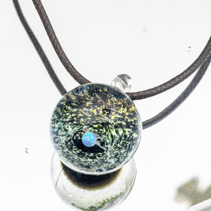 闪闪烟火颈饰(黄绿) - 项链 - 玻璃 透明