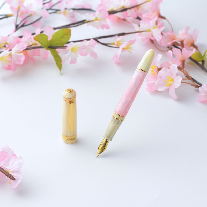 【钢笔】樱花 | 甜美粉红少女系文具 可定制 24小时出货 - 钢笔 - 压克力 粉红色