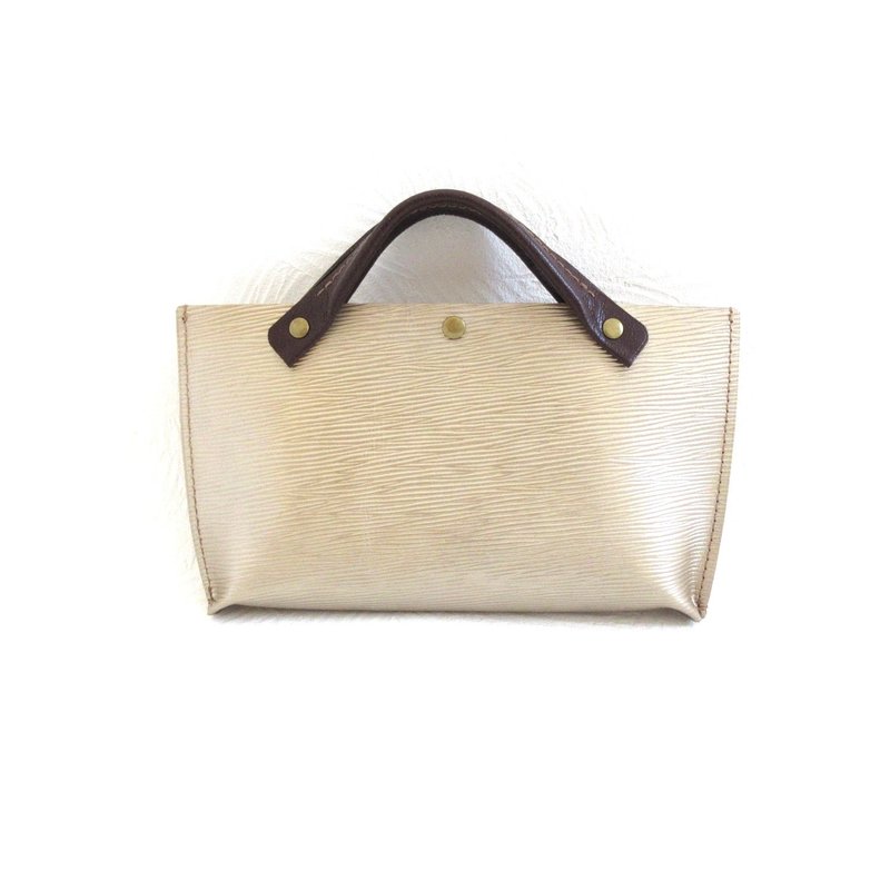 轻巧出门・牛皮・极简托特包・古铜色・072 - 手提包/手提袋 - 真皮 金色