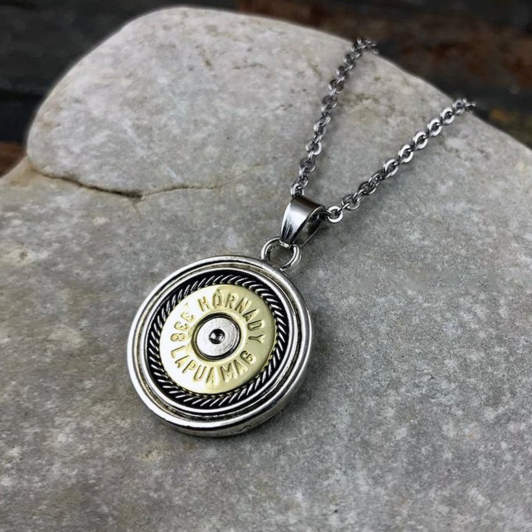 Bullet Designs 338狙击步枪子弹项链 /金属复古造型潮流个性项链 - 项链 - 其他金属 