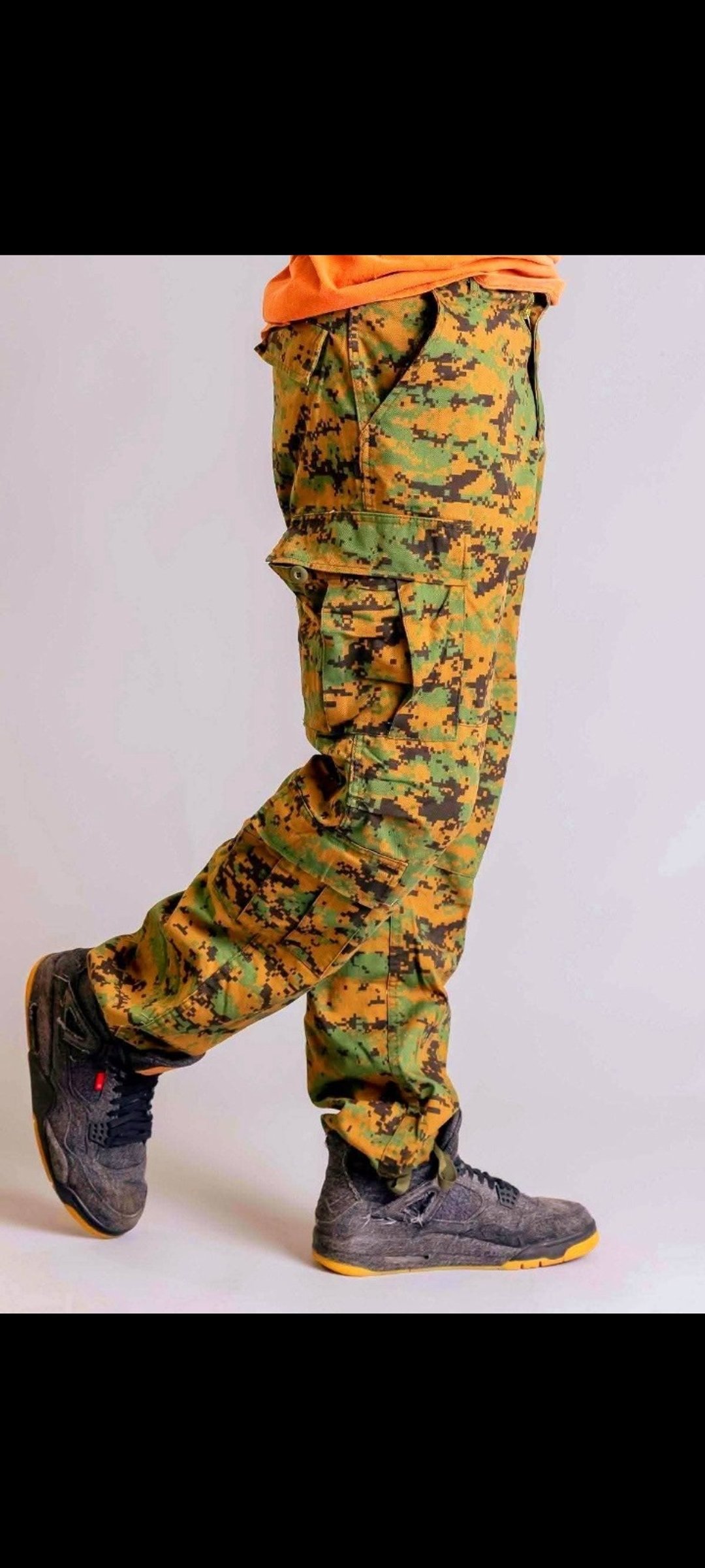 美军公发USMC 海军陆战队 MARPAT 丛林数位迷彩野战军用长裤B款 - 男士长裤 - 棉 