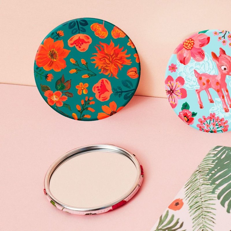 7321 NL 7.5随身化妆镜-花园绿宝石,73D70975 - 彩妆刷具/镜子/梳子 - 其他金属 绿色