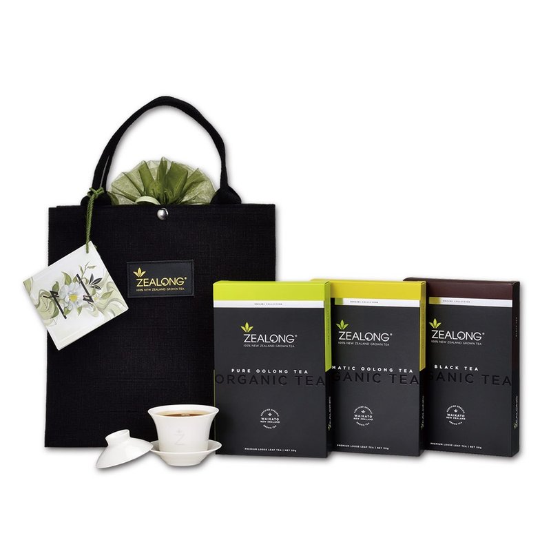 【雅玺经典茶礼 新西兰玺龙茶】有机茶经典系列 平装50g*3盒 - 茶 - 其他材质 黑色