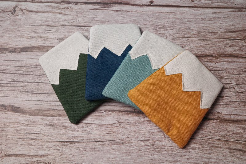 富士山杯垫 - 杯垫 - 棉．麻 多色