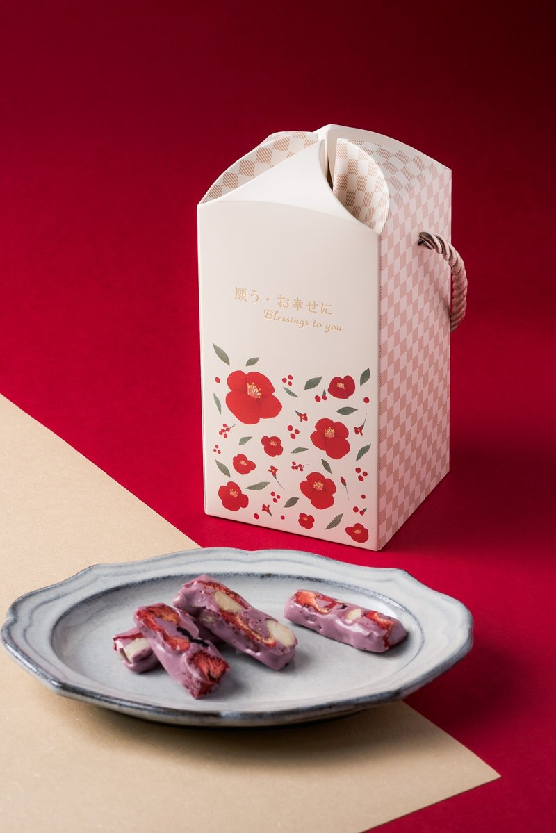 【屿香】莓果草莓牛轧糖 伴手礼 送礼 - 零食/点心 - 新鲜食材 红色