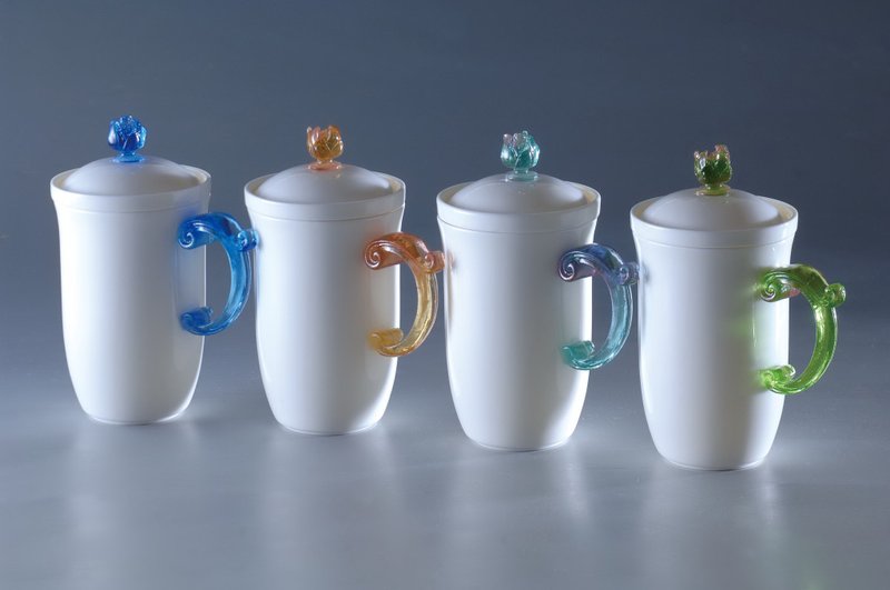 美人滤胆盖杯 - 其他杯子 - 瓷 