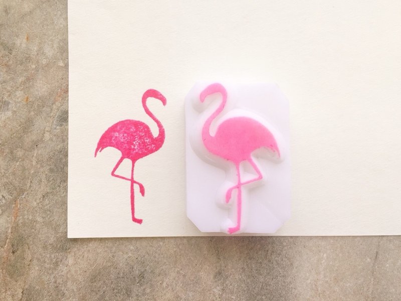 盖哪手工印章[ 红鹤 ] - 印章/印台 - 其他材质 