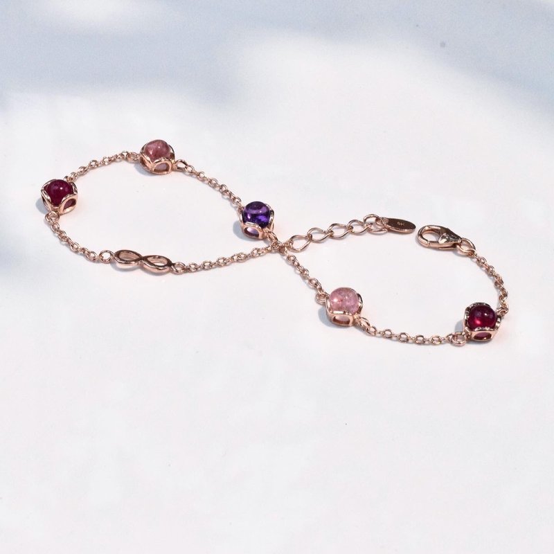 Gemstone bracelet the m bracelet #minimsignature #minimthem B029 - 手链/手环 - 纯银 