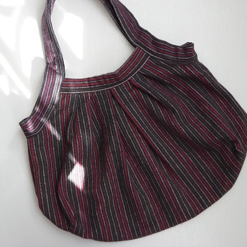 Ba-ba handmade Granny bag  No.GB25 - 手提包/手提袋 - 其他材质 咖啡色