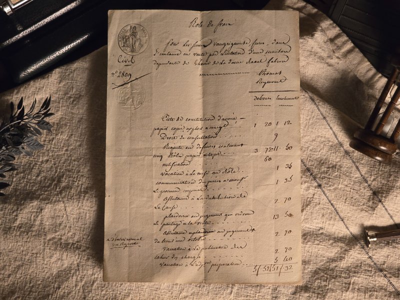 1811年 法国 | 19世纪初期法律帐务文件 | 朝洋选物 - 其他 - 纸 